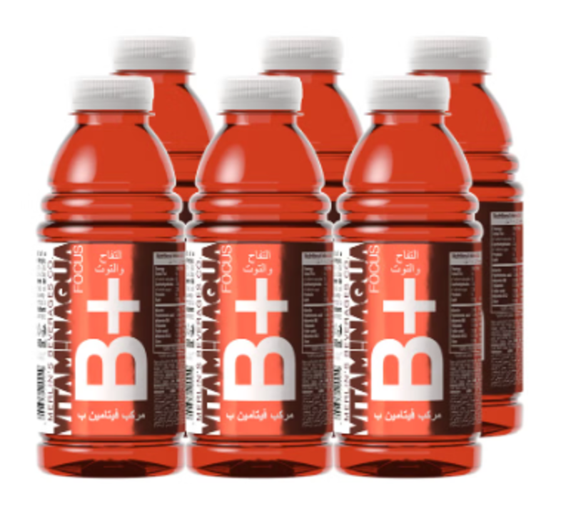

Vitamin Aqua Zero Rtd B+600ml Apple & Raspberry Flavor Pack of 6