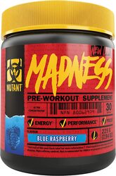 Mutant Madness Pre-Workout Supplement 225g Blue Raspberry