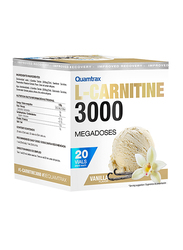 Quamtrax L-Carnitine 3000 Shot, 20 x 25ml, Vanilla