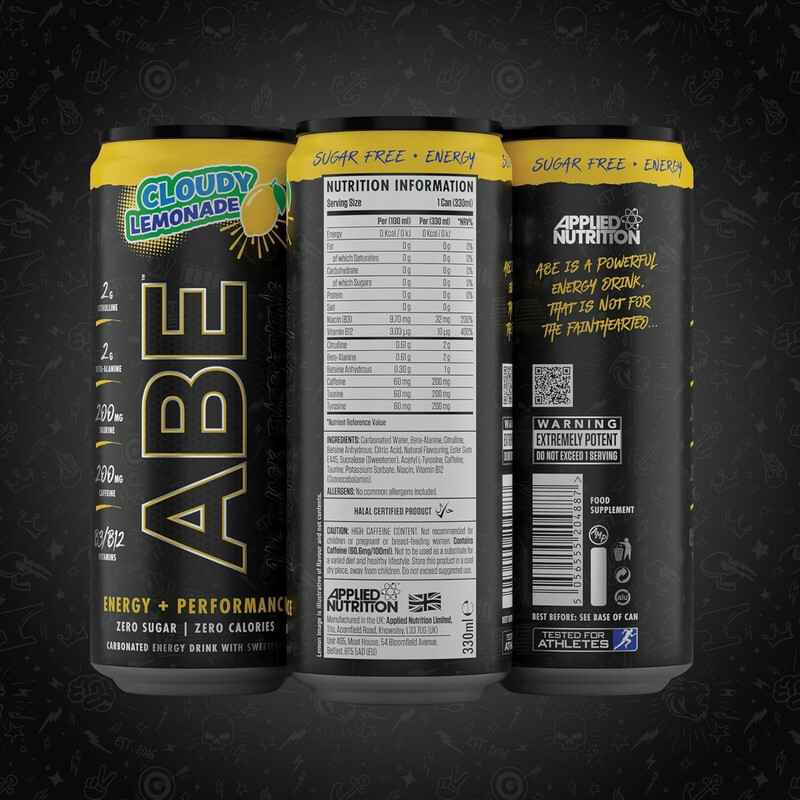 Applied Nutrition ABE Energy Drink Cloudy Lemonade Flavor 330Ml