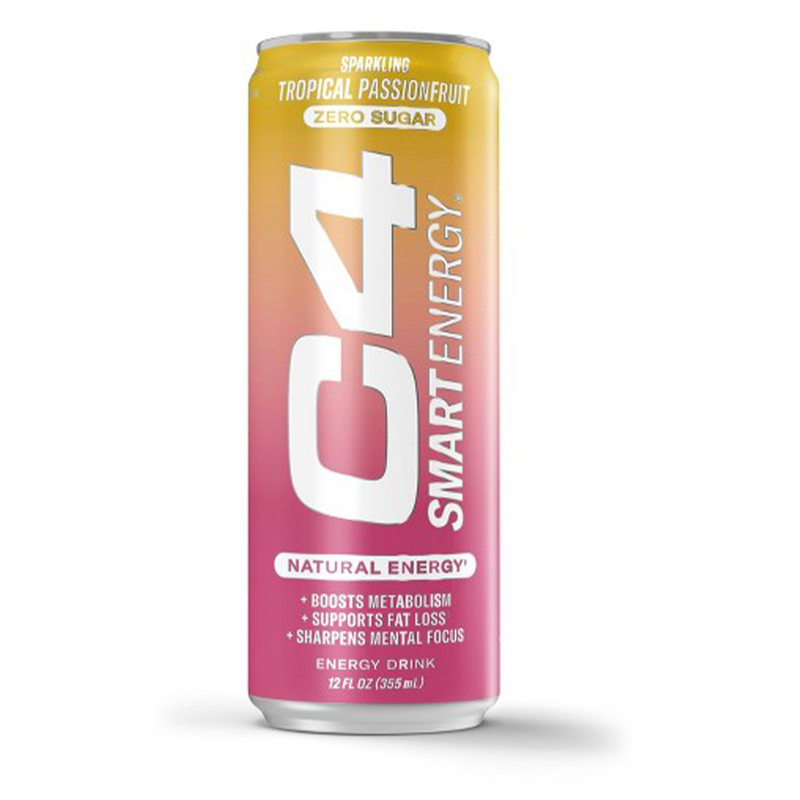 C4 Rtd Smart Energy 355ml Tropical Passion Fruit