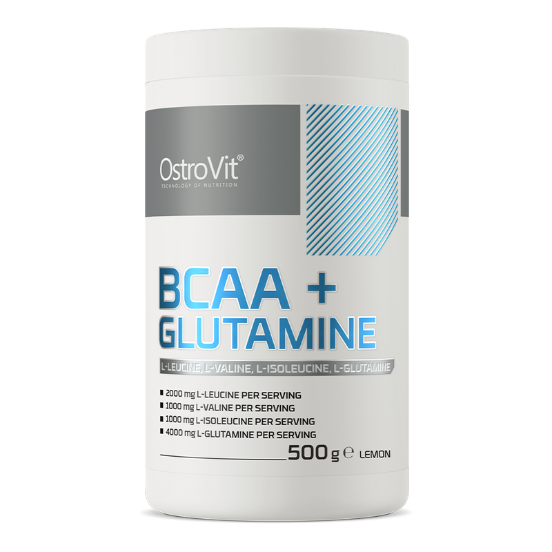 

Ostrovit BCAA + Glutamin 500g Lemon Flavor 50 Servings