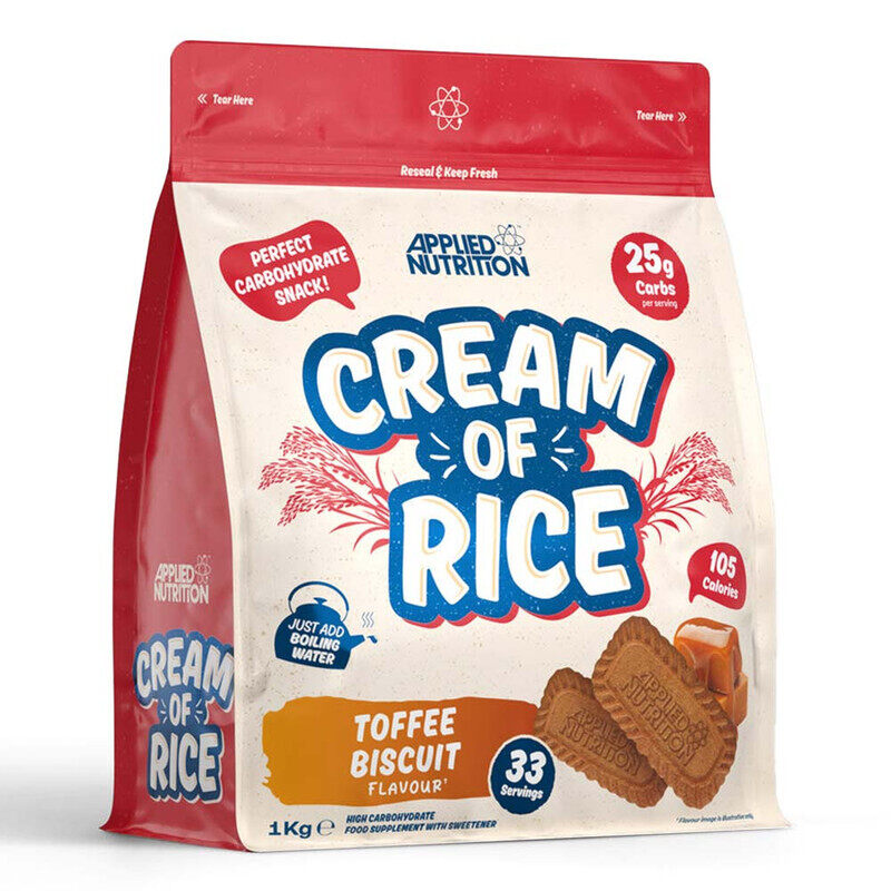 

Applied Nutrition Cream of Rice 1Kg Toffee Biscuit