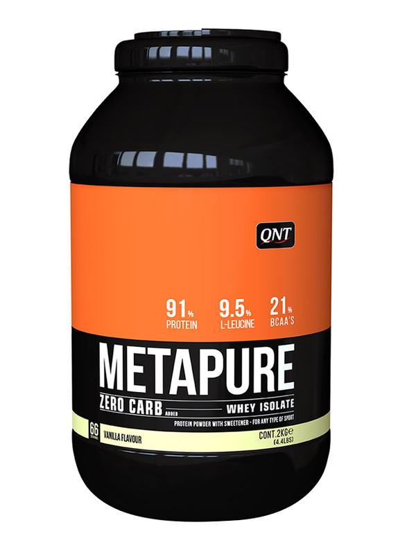 QNT Metapure Zero Carb Isolate Protein, 2 KG, Vanilla