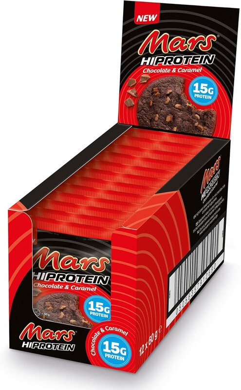 Mars Hi-Protein Cookie Chocolate And Caramel Flavor 60g Pack of 12