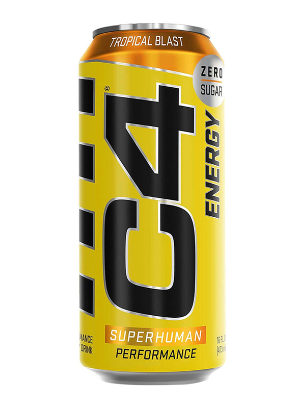 Cellucor C4 Energy Pre-Workout Drink, 473ml, Tropical Blast