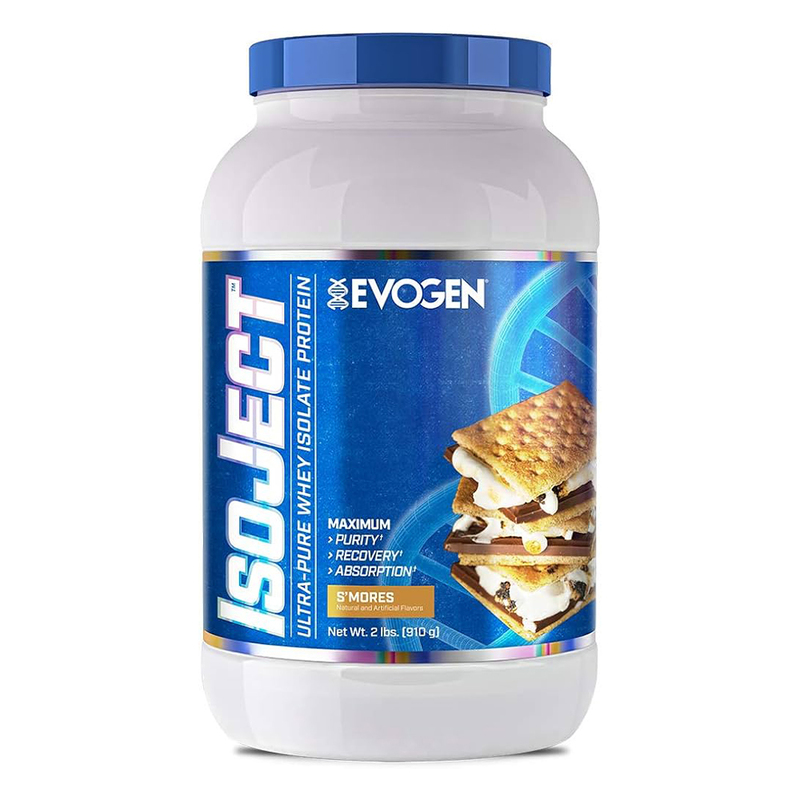 Evogen Isoject Ultra-Pure Whey Isolate Protein smores 28 Servings