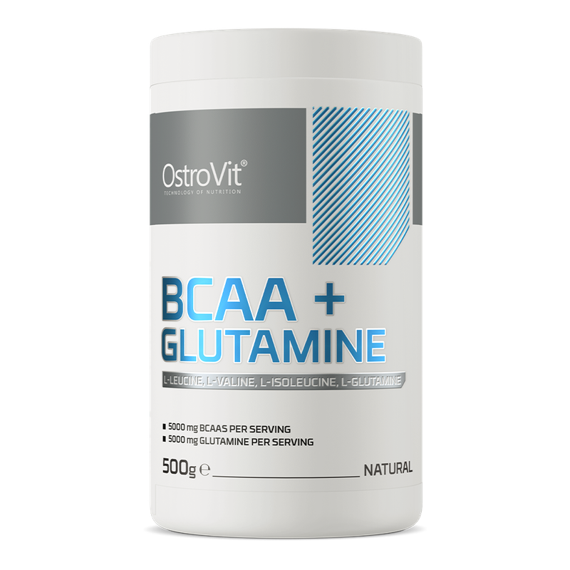 

Ostrovit BCAA + Glutamin 500g Natural Flavor 50 Servings