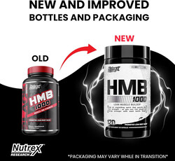 Nutrex Research HMB 1000, 120 Black Caps