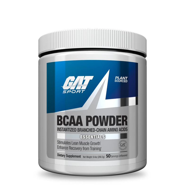 Gat Sport BCAA Powder, 266g, 50 Serving, Unflavored