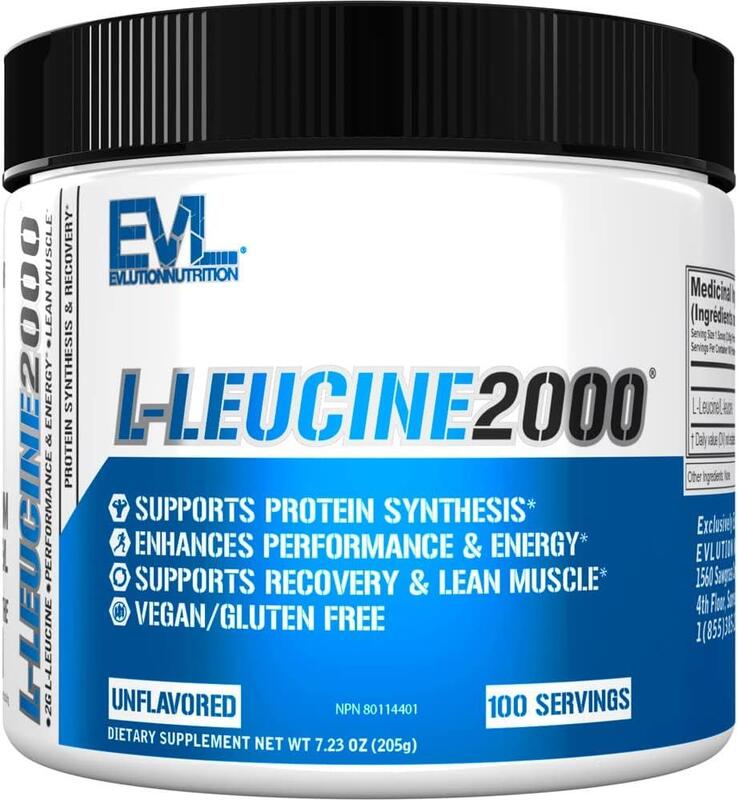 EVL L-Leucine 2000 100 Servings 205g Unflavored