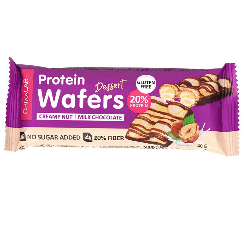 

Chikalab Protein Wafers Creamy Nut Milk Chocolate 40g