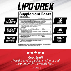 iSatori Lipo Drex Fat Loss, 60 Capsules