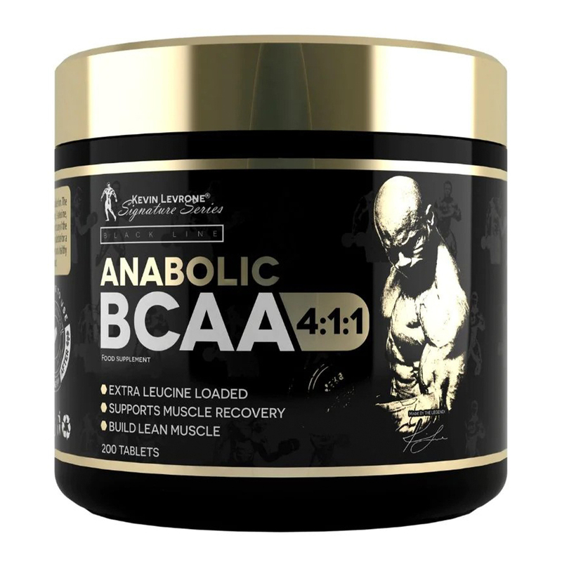  Kevin Levrone Anabolic BCAA 4:1:1 Tablets Extra Leucine Loaded , 200 Tablets, 100 Serving,290g