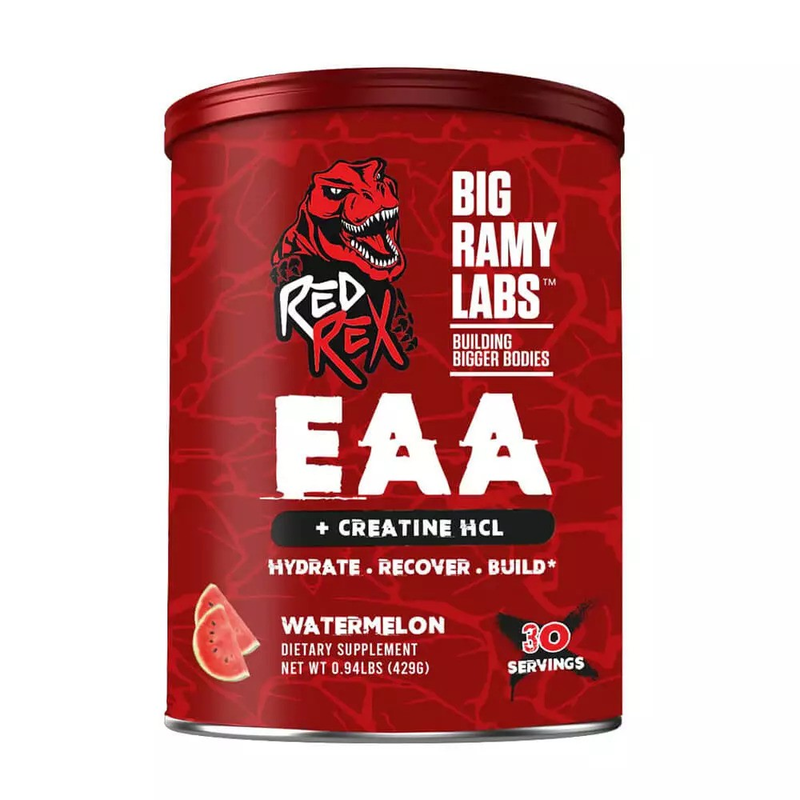 Red Rex Big Ramy Labs EAA Creatine HCL Watermelon 30 Servings 429g