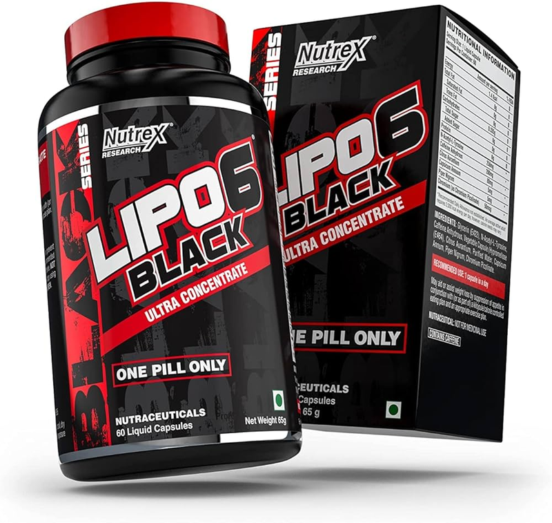 

Nutrex Lipo 6 Black Ultra 60 Capsules 60 Servings 80g