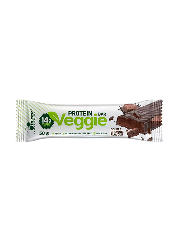 

Olimp Sport Veggie Protein Bar, 50g, Double Brownie