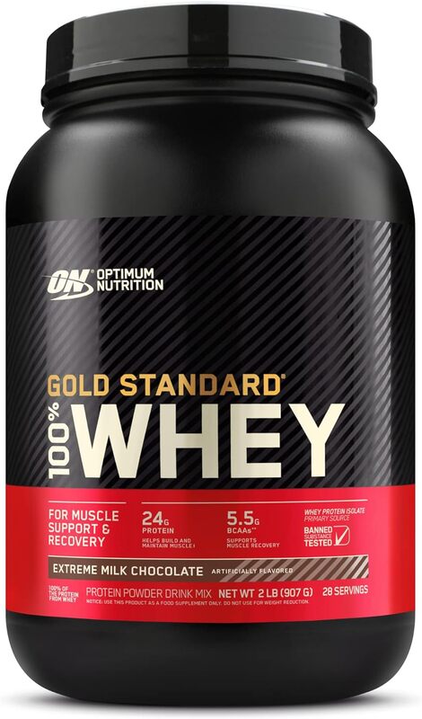 Optimum Nutrition Gold Standard 100% Whey 29 Servings Milk Chocolate 2LB 907g