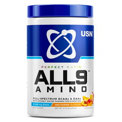 USN ALL9 Amino, Nectarine Flavor, 330g, 30 Serving