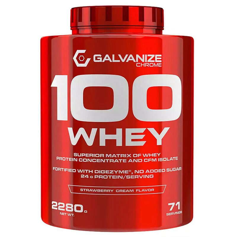 

GALVANIZE NUTRITION 100 Whey 71 Servings Strawberry 2280g