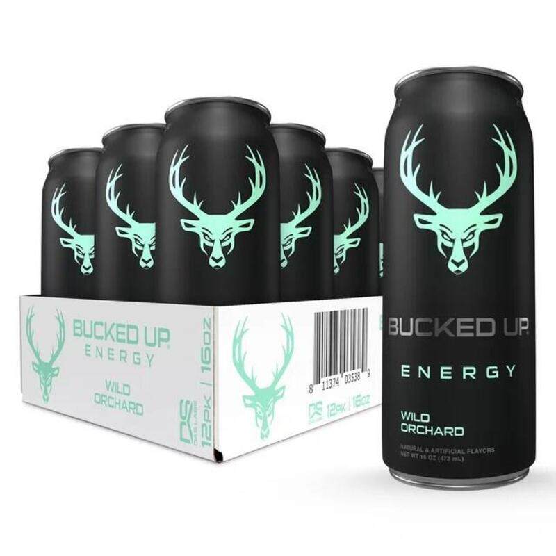 

Bucked Up RTD Energy Drink Wild Orchard 473ml Pack of 12