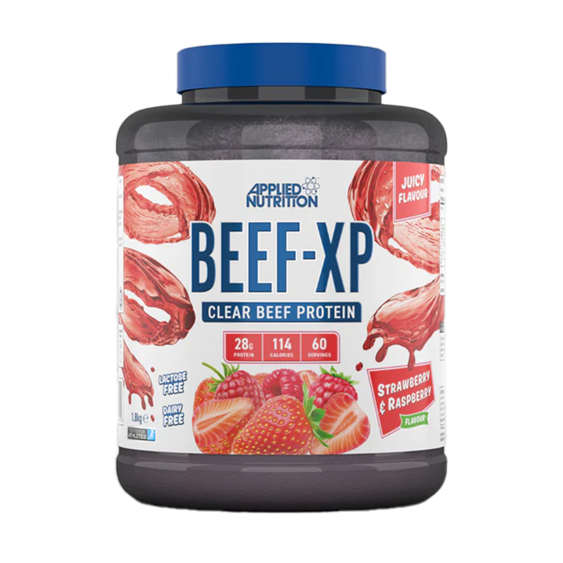 Applied Nutrition Beef-XP 1.8kg, Strawberry & Raspberry Flavor, 60 Serving