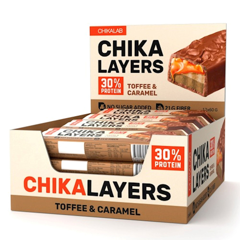 Chikalab Chika Layers Toffee & Caramel Pack Of 12