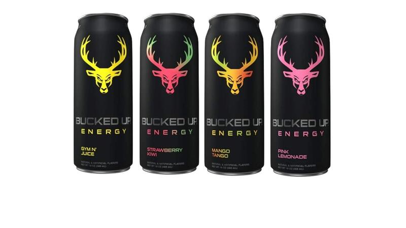 Bucked Up RTD Energy Drink Pink Lemonade 473ml Pack of 12