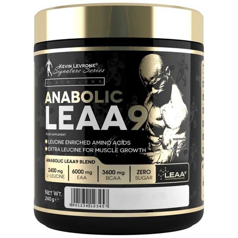 

Kevin Levrone Anabolic LEAA9 Leucine Enriched Amino Acid, Italian Blood Orange, 240g, 30 Servings