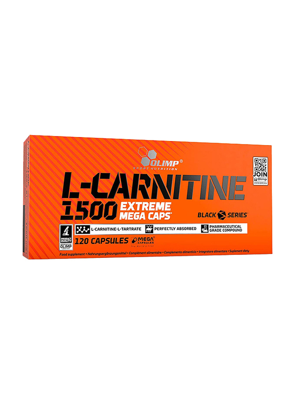 Olimp L-Carnitine 1500 Extreme Mega Caps, 120 Capsules