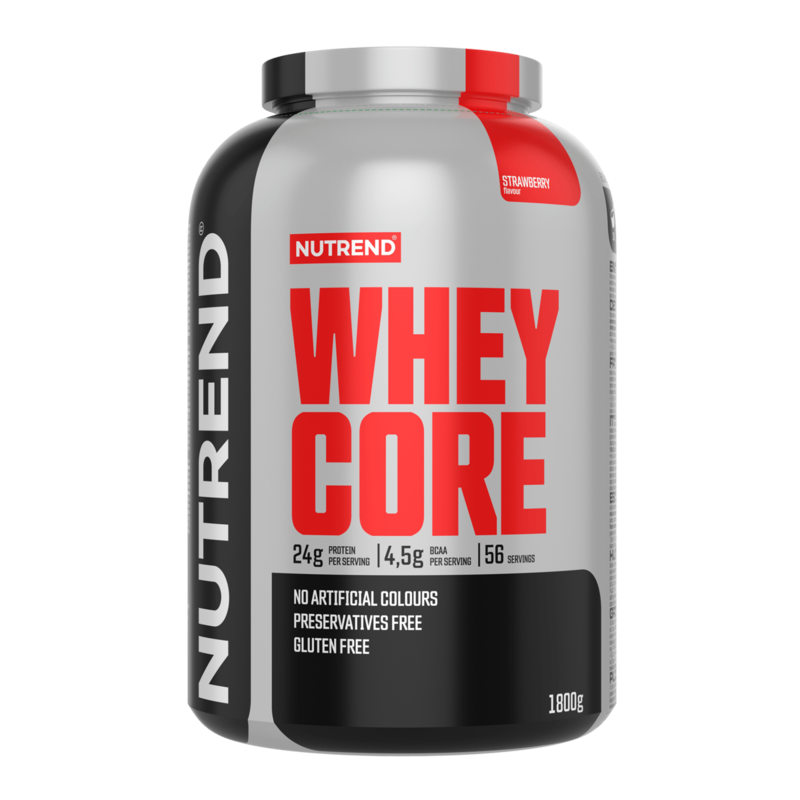 

Nutrend Whey Core 1800g Strawberry 56 Servings
