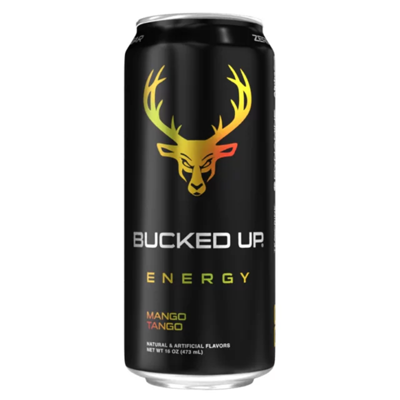 Bucked Up RTD Energy Drink Mango Tango 473ml