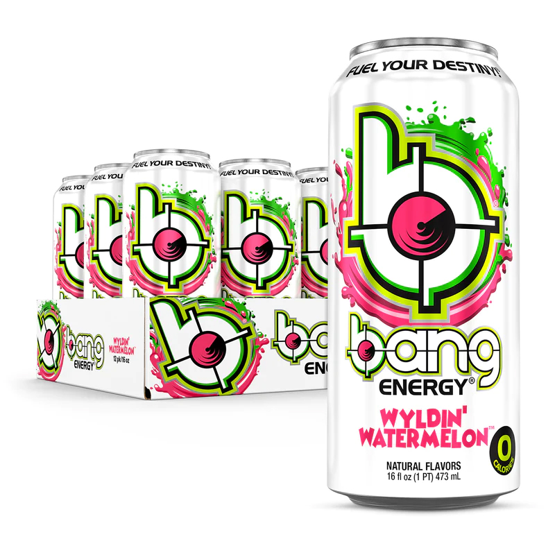 

Bang Ready to Drink Wyldin Watermelon Natural Flavor, 473ml Pack of 12
