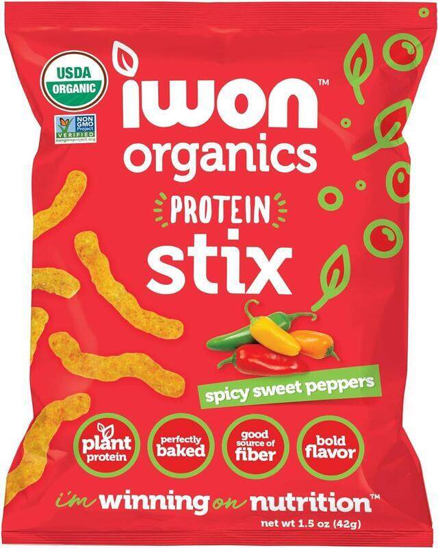 

Irwin Naturals Iwon Organics Protein Stick Spicy Sweet Peppers 42g