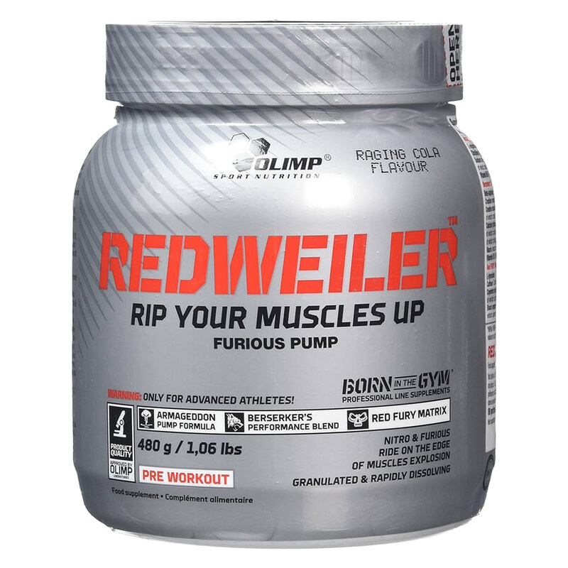 

Olimp Redweiler Pre-Workout 480g Raging Cola