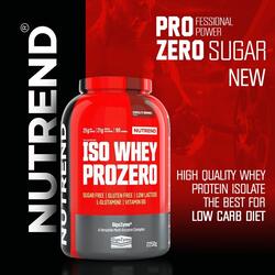 Nutrend Iso Whey Prozero 90 Servings Chocolate Brownie 2250g