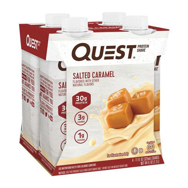 

Quest Nutrition Protein Shake Salted Caramel 325ml Pack Of 4 Pieces