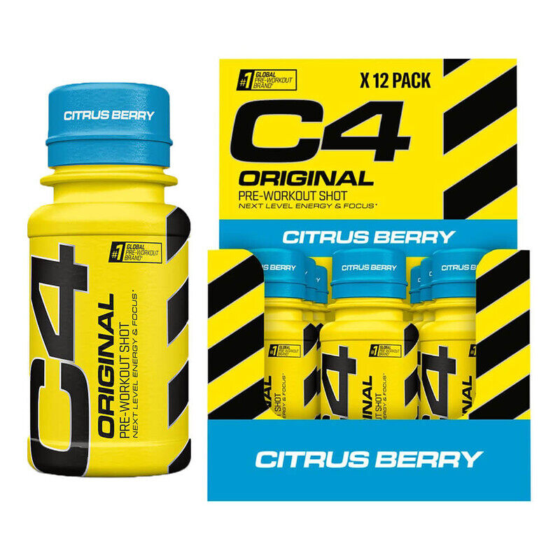 

Cellucor C4 Drink Shots 60ML Citrus Berry Pack of 12