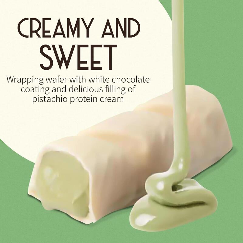 Wana Waffand Cream White Chocolate with Pistachio Cream 43g