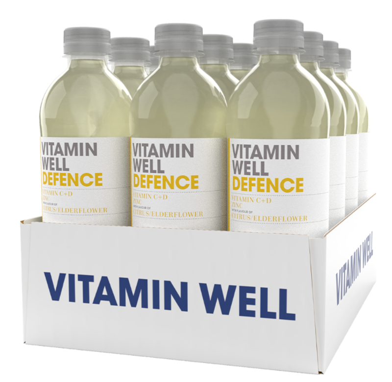 

Vitamin Well Defence 500ml Citrus & Elderflower Flavor Pack of 12