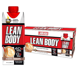 Lean Body Protein Shake Cafe Mocha 500ml Pack Of 12