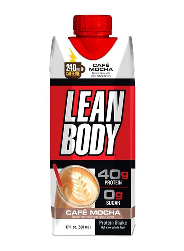 Labrada Lean Body Protein Shake, 500ml, Cafe Mocha