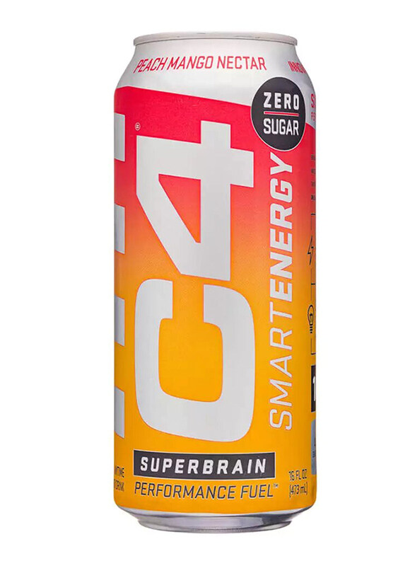 

Cellucor C4 Energy Pre-Workout Drink, 473ml, Peach Mango Nectar