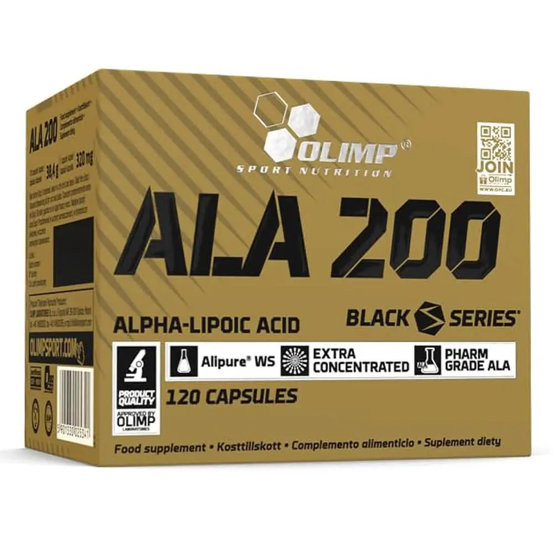 

Olimp Sport Nutrition Olimp ALA 200, Alpha Lipoic Acid, 120 Capsules