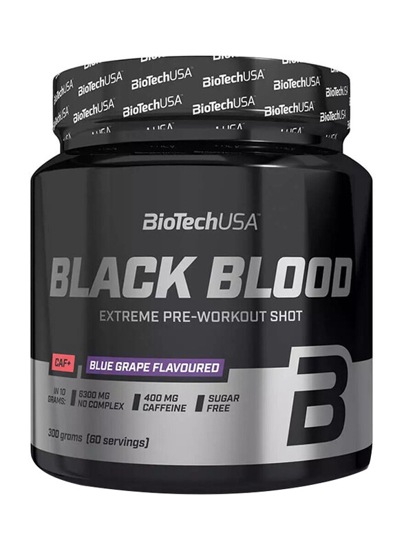

Biotech USA Black Blood Supplement, 60 Servings, 300g, Blue Grape