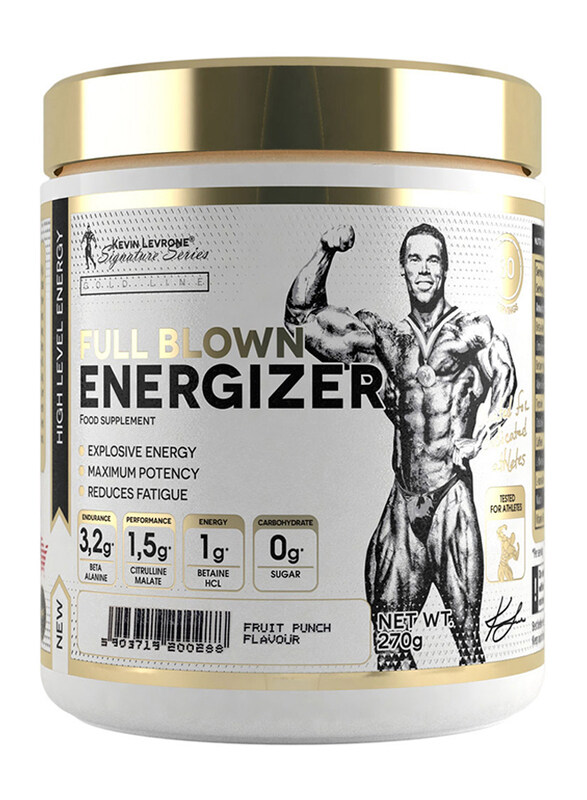 

Kevin Levrone Full Blown Energizer Food Supplement, 30 Servings, Fruit Punch