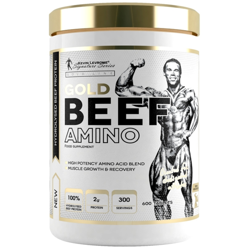 Kevin Levrone Gold Beef Amino Food Supplement 600 Tablets 780g