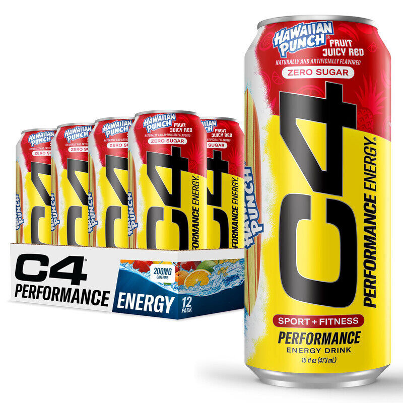 

Cellucor C4 RTD 473ml Hawaiian Punch Flavor Pack of 12