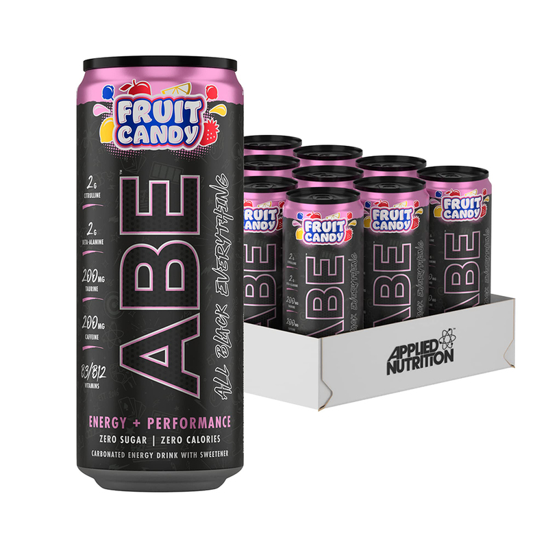 Applied ABE Energy Drinks Fruit Candy 330ml Pack of 24