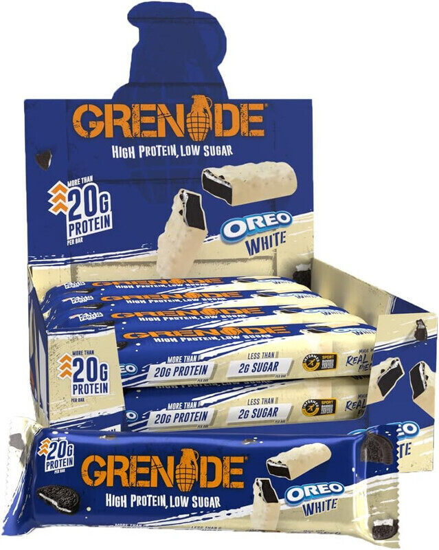 

Grenade Hi Protein Bar Oreo White Flavor 60g Pack of 12